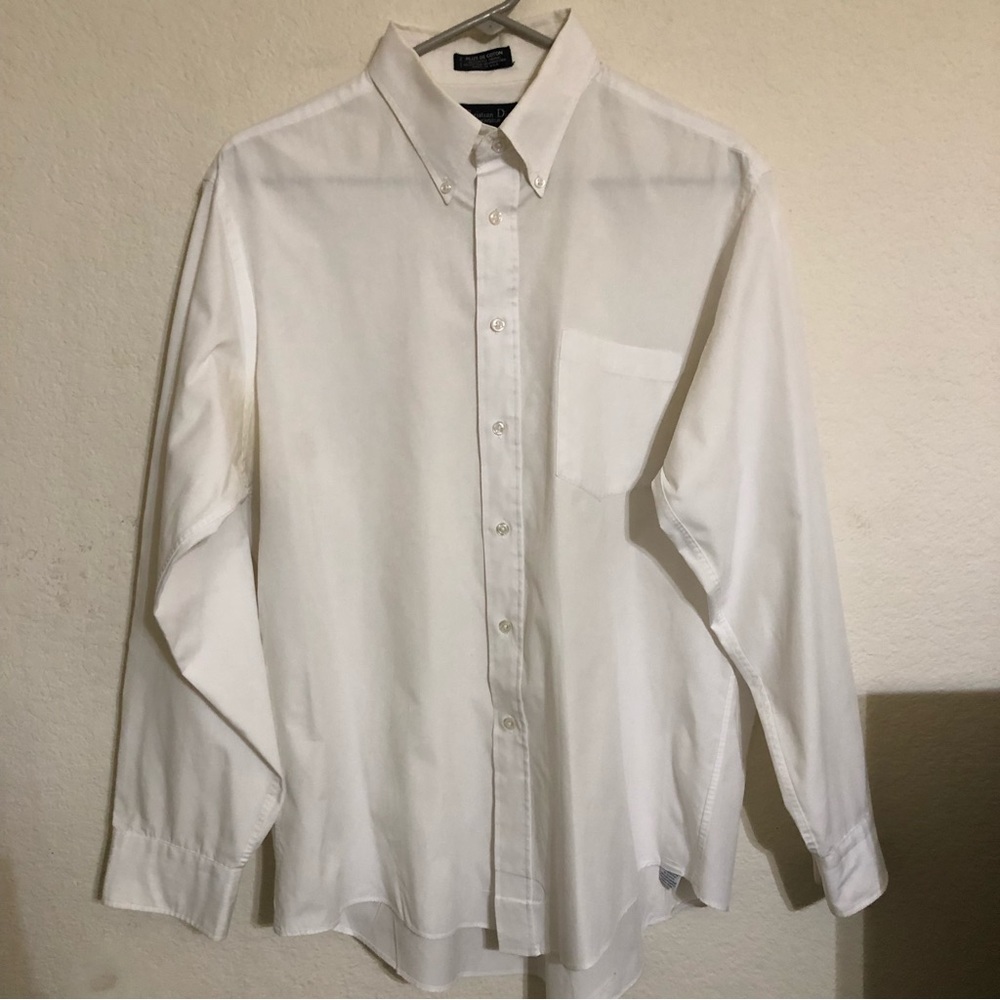 Vintage Christian Dior White Button up Shirt